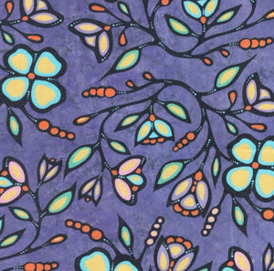 Ojibway Florals Purple 03