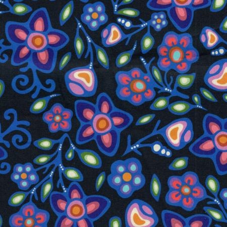 Ojibway Florals BLAK 04