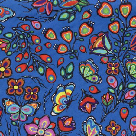 Ojibway Florals Royl 05