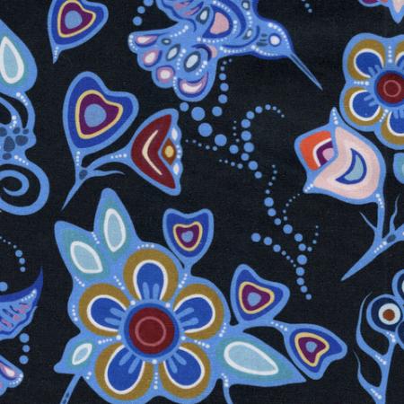 Ojibway Florals BLAK 06